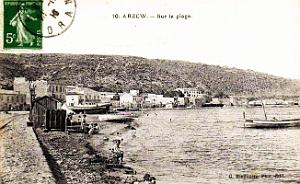 2586- Arzew - Sur la Plage - 1916